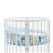 Sleepi Mini Crib Bumper - Silhouette Blue by Star Kids at $178.99! Shop now at Nestled by Snuggle Bugz for Nursery & Décor.