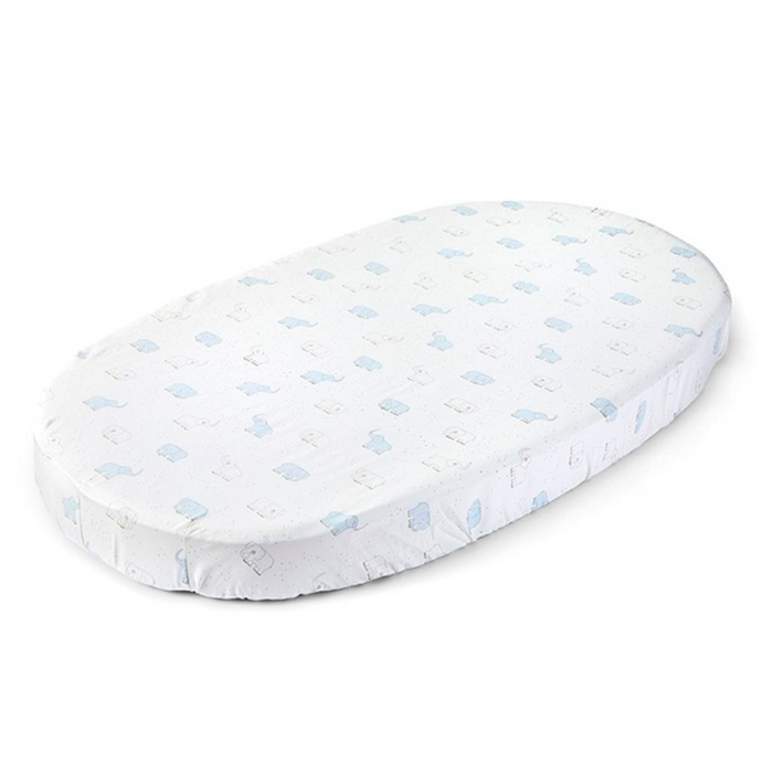 Sleepi Mini Fitted Sheet V2 by Stokke at $48.99! Shop now at Nestled by Snuggle Bugz for Nursery & Décor.