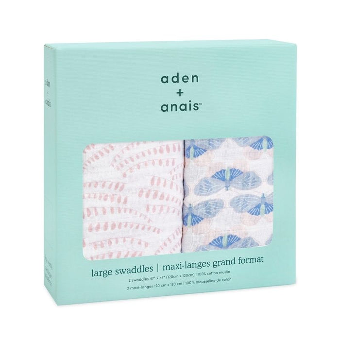 Classic Swaddles - 2 Pack by Aden & Anais at $38.99! Shop now at Nestled by Snuggle Bugz for Nursery & Decor.
