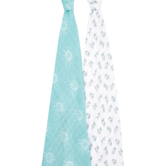 Classic Swaddles - 2 Pack by Aden & Anais at $38.99! Shop now at Nestled by Snuggle Bugz for Nursery & Decor.