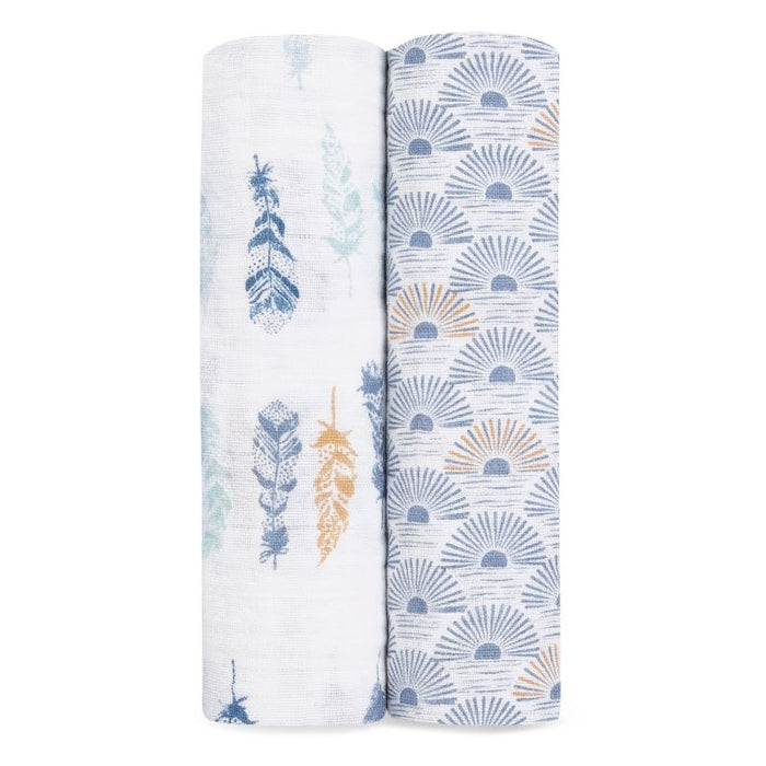 Classic Swaddles - 2 Pack by Aden & Anais at $38.99! Shop now at Nestled by Snuggle Bugz for Nursery & Decor.