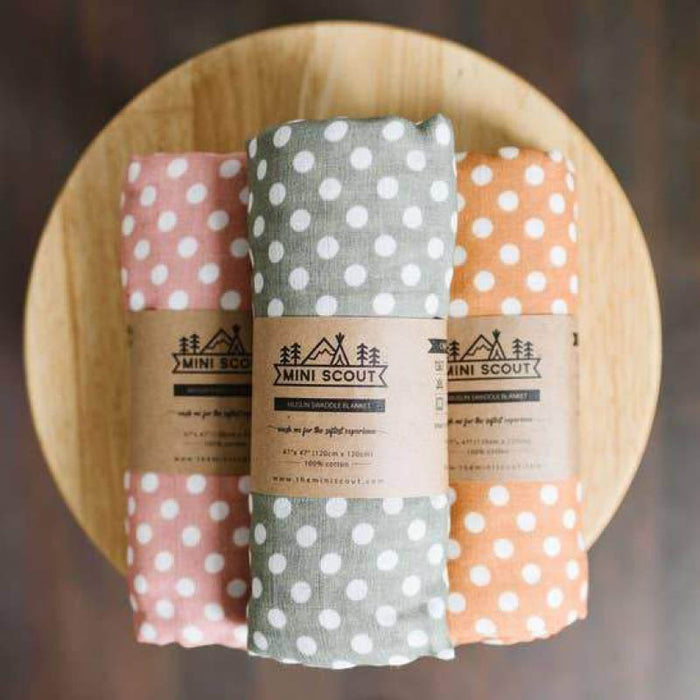 Cotton Muslin Swaddles by The Mini Scout at $20.88! Shop now at Nestled by Snuggle Bugz for Nursery & Decor.