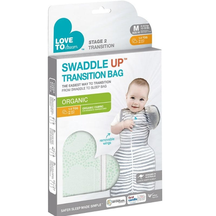 Swaddle Up Organic Transition Bag by Love to Dream at $59.99! Shop now at Nestled by Snuggle Bugz for Nursery & Decor.