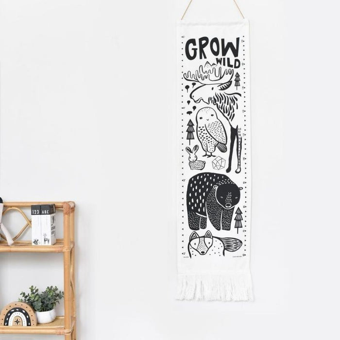 Canvas Growth Chart by Wee Gallery at $56.99! Shop now at Nestled by Snuggle Bugz for Nursery & Décor.
