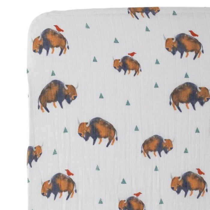 Cotton Muslin Mini Crib Sheets by Little Unicorn at $34.99! Shop now at Nestled by Snuggle Bugz for Nursery & Décor.