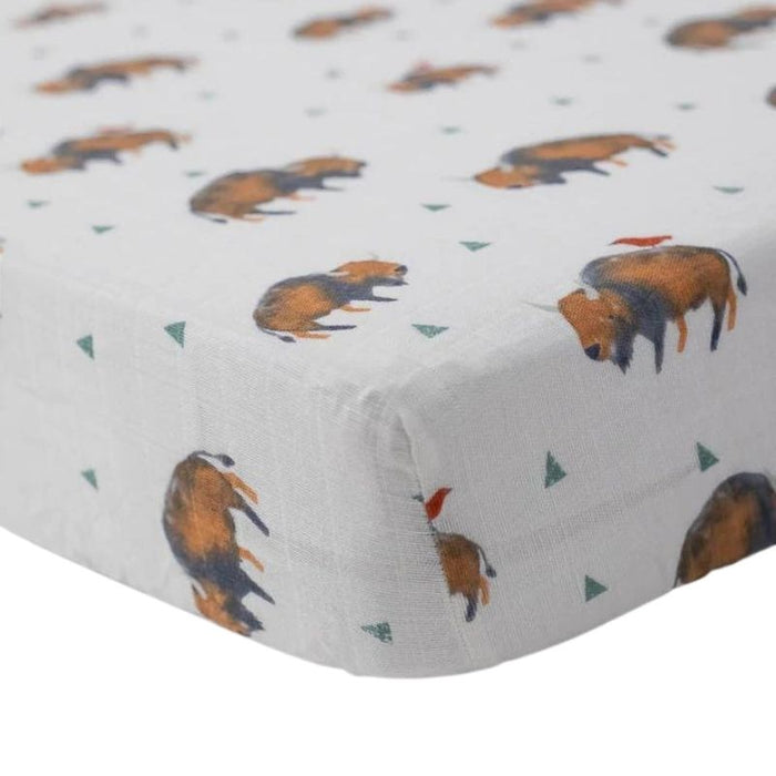 Cotton Muslin Mini Crib Sheets by Little Unicorn at $34.99! Shop now at Nestled by Snuggle Bugz for Nursery & Décor.